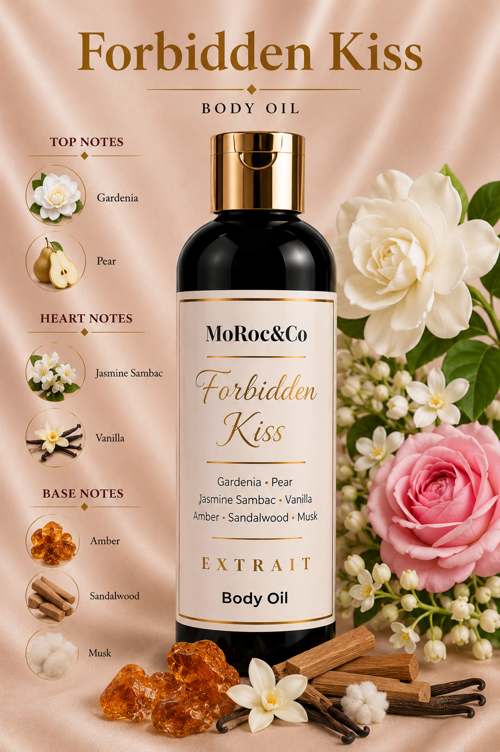 Forbidden Kiss Extrait Body Oil